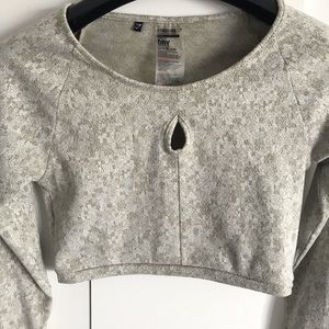 Gymshark Long sleeve crop shirt